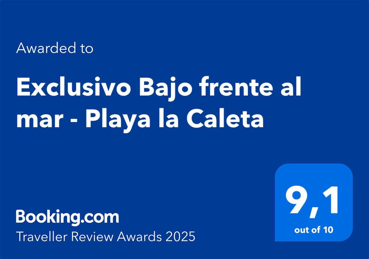 Apartmán Exclusivo Bajo Frente Al Mar - Playa La Caleta Màlaga Exteriér fotografie
